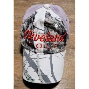 Cleveland Golf Srixon Camo Hat Faded Blue Adjustable Cap Golfing Camouflage